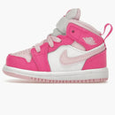 Jordan 1 Mid White Fierce Pink (td)