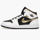 Jordan 1 Mid White Gold Black (gs)