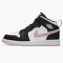 Jordan 1 Mid White Light Arctic Pink (ps)