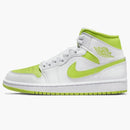 Jordan 1 Mid White Lime (women's)