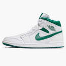 Jordan 1 Mid White Mystic Green
