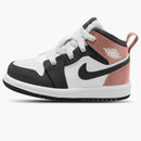 Jordan 1 Mid White Rust Pink Black (td)