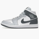 Jordan 1 Mid White Smoke Grey (women's)