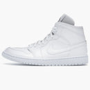 Jordan 1 Mid White Snakeskin (women's)