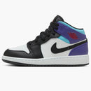 Jordan 1 Mid White True Red Aquamarine Black (gs)