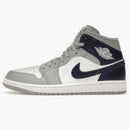 Jordan 1 Mid Wolf Grey Midnight Navy