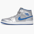 Jordan 1 Mid Wolf Grey Sport Blue