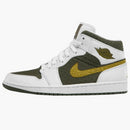 Jordan 1 Phat Mid White Peat Moss Cargo Khaki