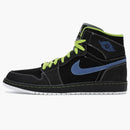 Jordan 1 Retro High Black Cyber ​​Blue Sapphire