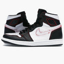 Jordan 1 Retro High Defiant White Black Gym Red