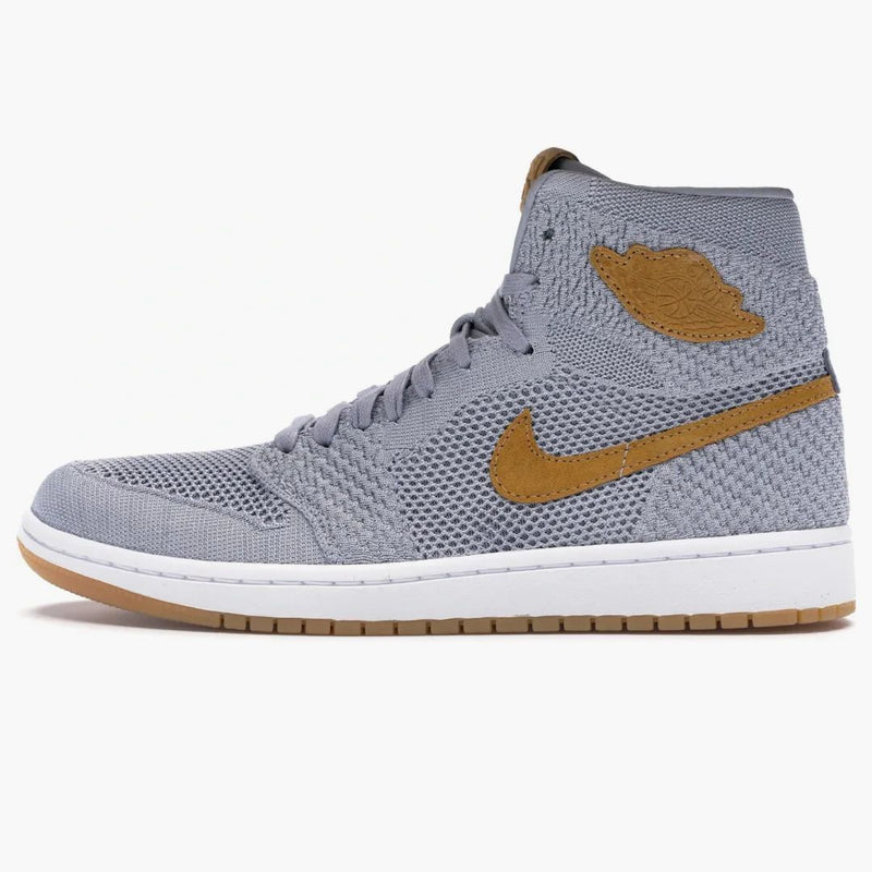 Jordan 1 retro High Grey Grey Wolf Flyknit