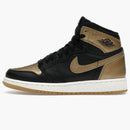 Jordan 1 Retro High Og Black Metallic Gold (gs)