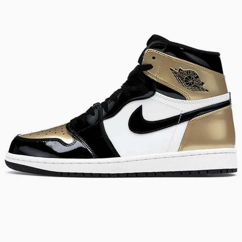 Jordan 1 Retro High NRG Patent Gold Toe