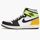Jordan 1 Retro High White Black Volt University Gold