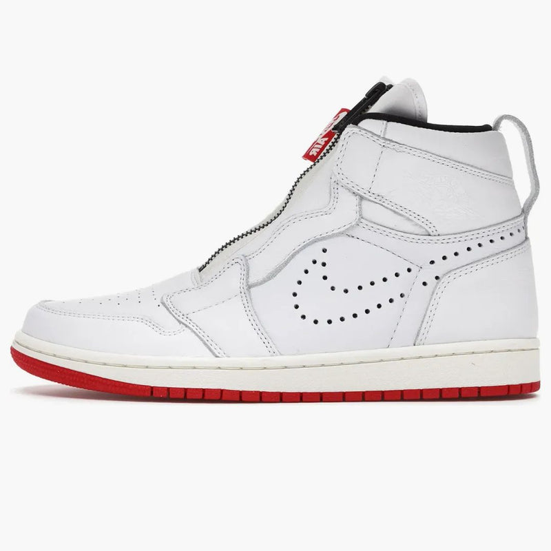 Jordan 1 retro High Zip White University Red
