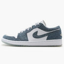 Jordan 1 Retro Low Canvas White Denim (women's)