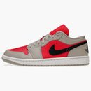 Jordan 1 Retro Low Light Iron Ore Siren Red (women's)