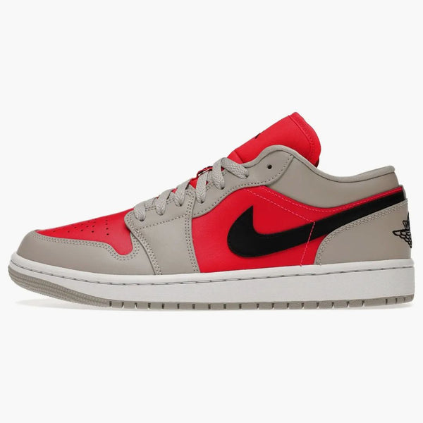 Jordan 1 Retro Low Light Iron Ore Siren Red (women's)