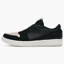 Jordan 1 Retro Low Slip Black Silt Red (women's)