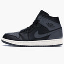 Jordan 1 Retro Mid Black Dark Grey