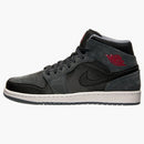 Jordan 1 Retro Mid Black Gym Red Anthracite
