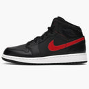 Jordan 1 Retro Mid Black Gym Red (gs)