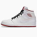 Jordan 1 Retro Mid White Gym Red Black