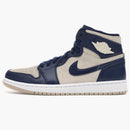Jordan 1 Retro Premium Midnight Navy Light Cream (women's)