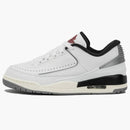 Jordan 2/3 White Black Metallic Silver