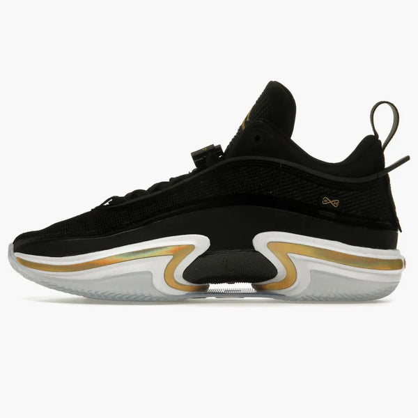 Jordan 36 Low Black Gold (clear Sole)