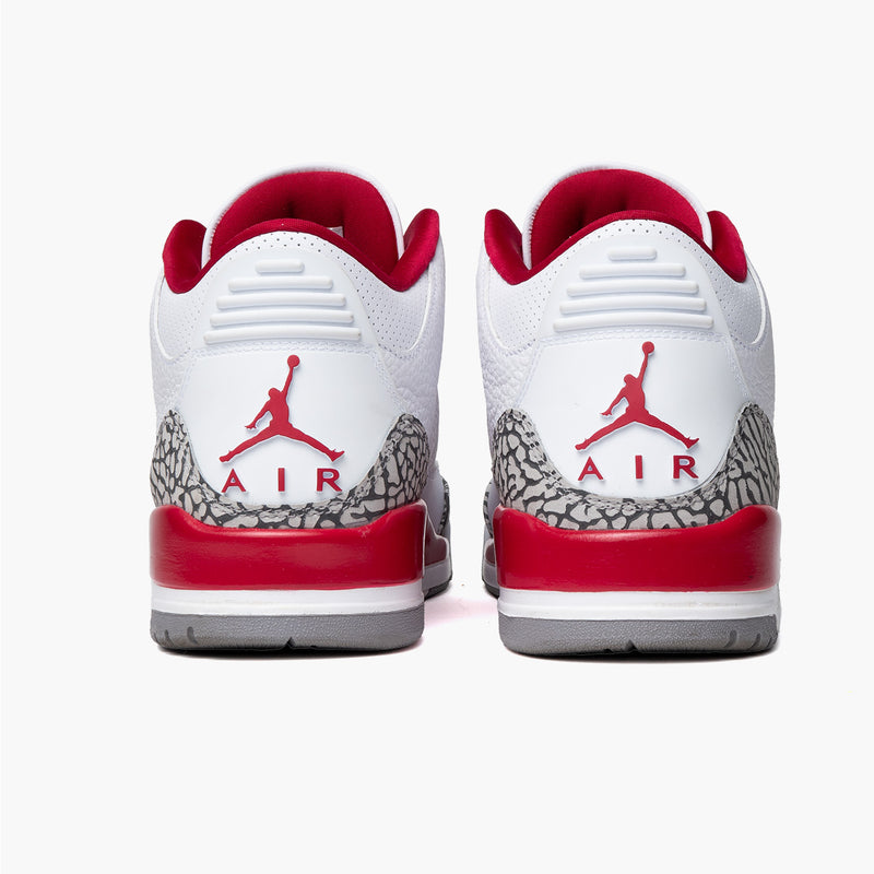 Air Jordan 3 Cardinal Red Rückansicht