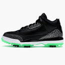 Jordan 3 Retro Golf Black Green Glow