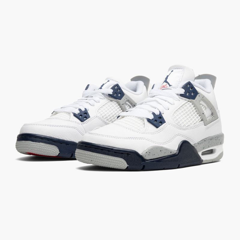 Air Jordan 4 Midnight Navy (GS) Seitenansicht