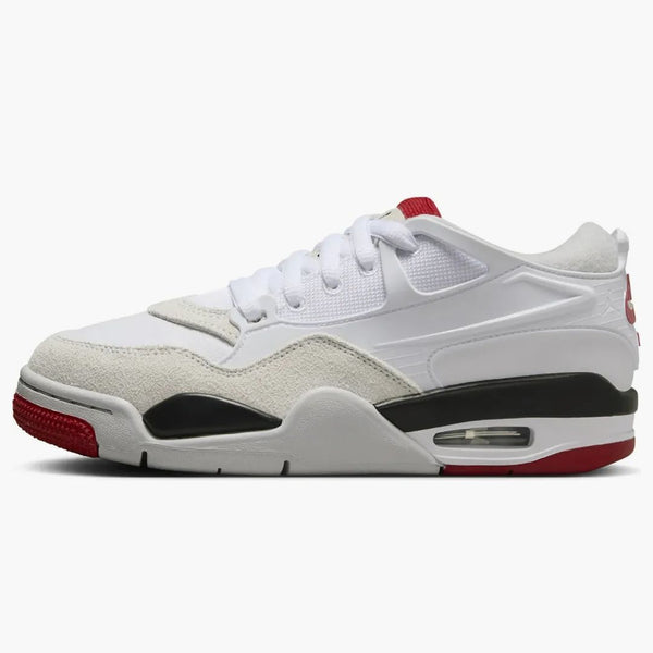 Jordan 4 Rm White Black Neutral Grey Varsity Red (gs)