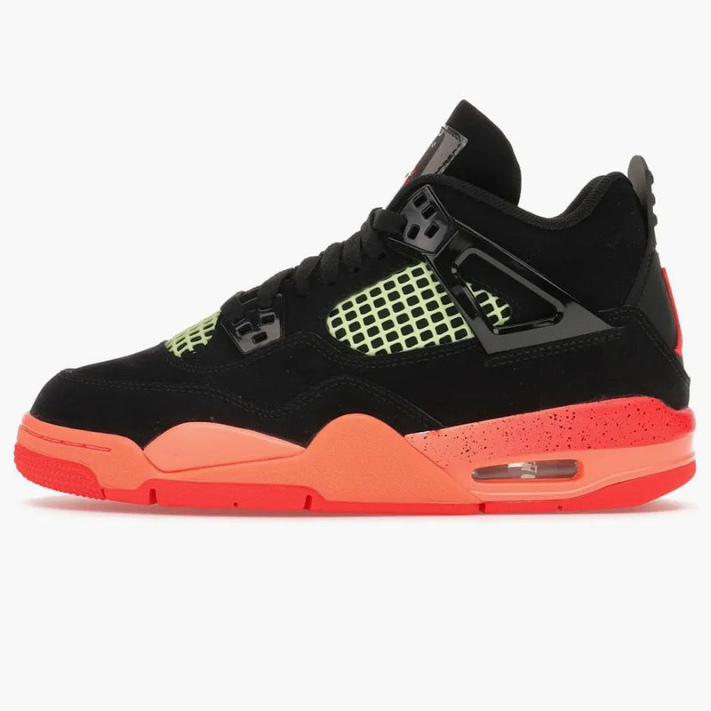 Jordan 4 Retro Black Infrared Barely Volt (gs)