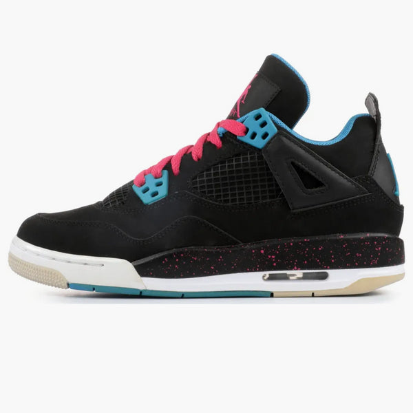 Jordan 4 Retro Black Vivid Pink Dynamic Blue (gs)