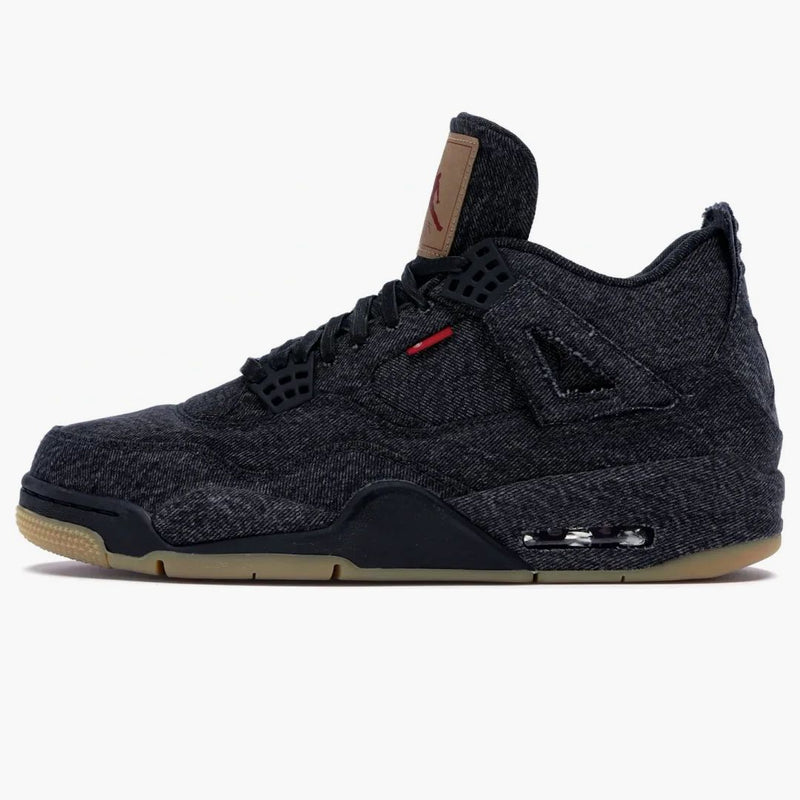 Jordan 4 Retro Levi's Black (blank Tag)