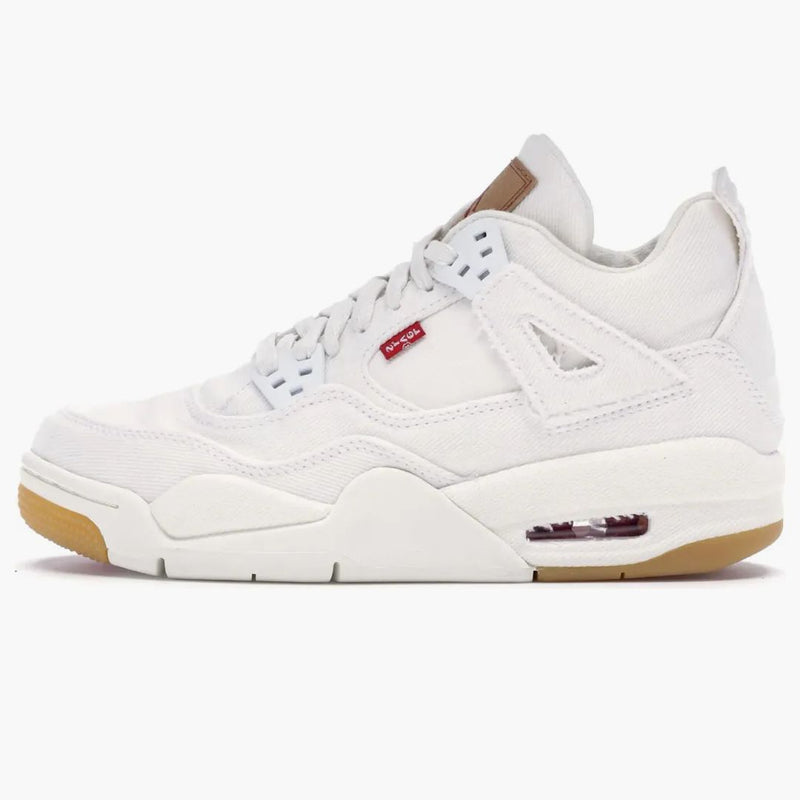 Jordan 4 Retro Levi's White (gs) (levi's Tag)