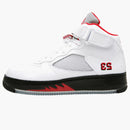Jordan 5 Fusion Varsity White Red