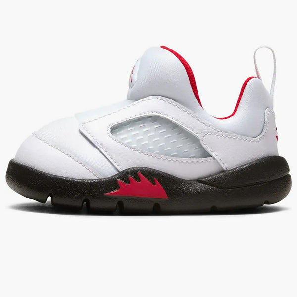 Jordan 5 Retro Little Flex White Black University Red (td)