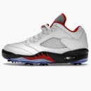 Jordan 5 Retro Low Golf Fire Red (silver Tongue)