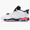 Jordan 6 Retro Low White Infrared 23 Black (gs)