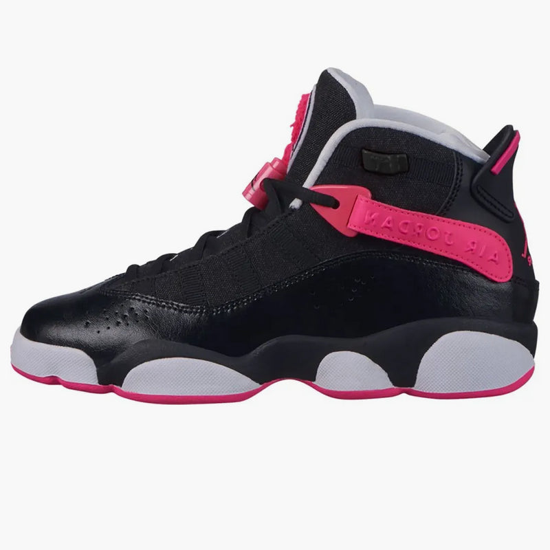 Jordan 6 Rings Black Hyper Pink White (gs)