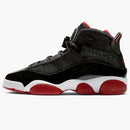 Jordan 6 Rings Black Varsity Red (gs)