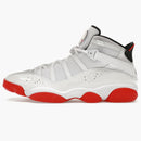 Jordan 6 Rings White University Red Black