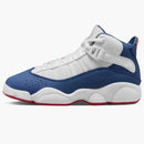 Jordan 6 Rings White University Red Light Steel Grey True Blue (ps)