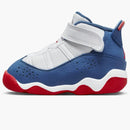 Jordan 6 Rings White University Red Light Steel Grey True Blue (td)