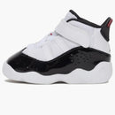 Jordan 6 Rings White Varsity Red Black (td)