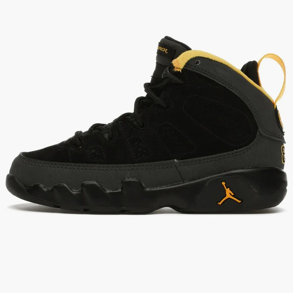 Jordan 9 Retro Dark Charcoal University Gold (ps)