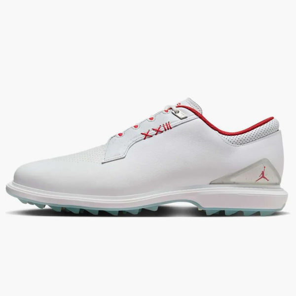 Jordan Adg 5 White Metallic Silver Blue Tint Fire Red